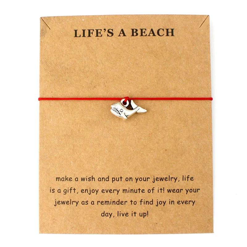 Life is a Beach, ювелирные изделия, Серебряное золото, осьминог, Кит, сказка, акулы, рыба, морской конек, морская звезда, Русалка, ракушки, браслеты с подвесками для женщин