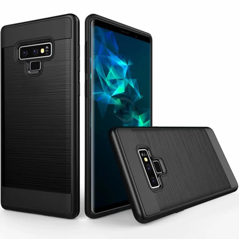 Для Samsung Galaxy Note 9 чехол Гибридный противоударный армированный резиновый Жесткий