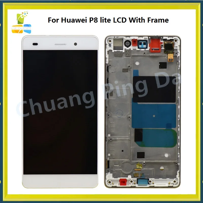 ЖК-дисплей 5 0 дюйма для Huawei P8 Lite сенсорный экран с дигитайзером стеклянная панель