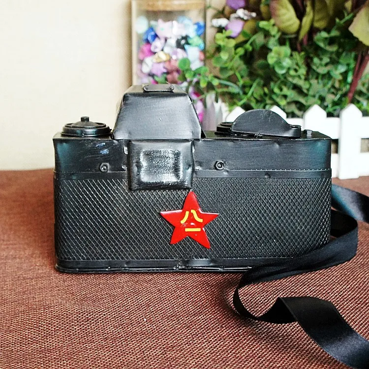 Ручная работа металлическая Ретро модель старая ретро камеры реквизит 127224