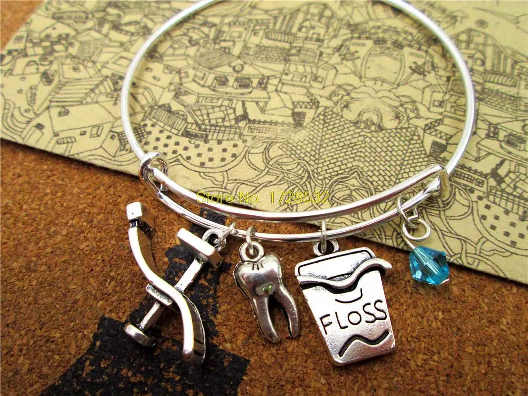 3 шт./лот хит продаж 65 мм браслеты стоматологические гигиенические антикварные