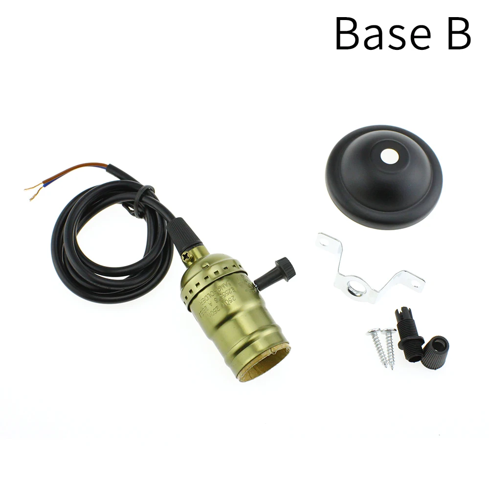 Ретро лампы Эдисона E27 40W 220V ST64 T10 T45 G80 G95 G125 ампулы Винтаж Эдисон лампы накаливания Светильник лампы для декора стен - Цвет: B Base