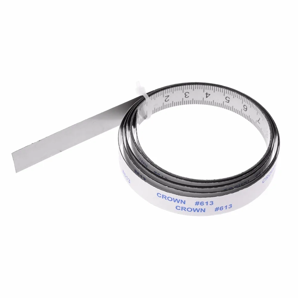 Миллиметровая лента с клейкой основой скользящая измерительная слева направо