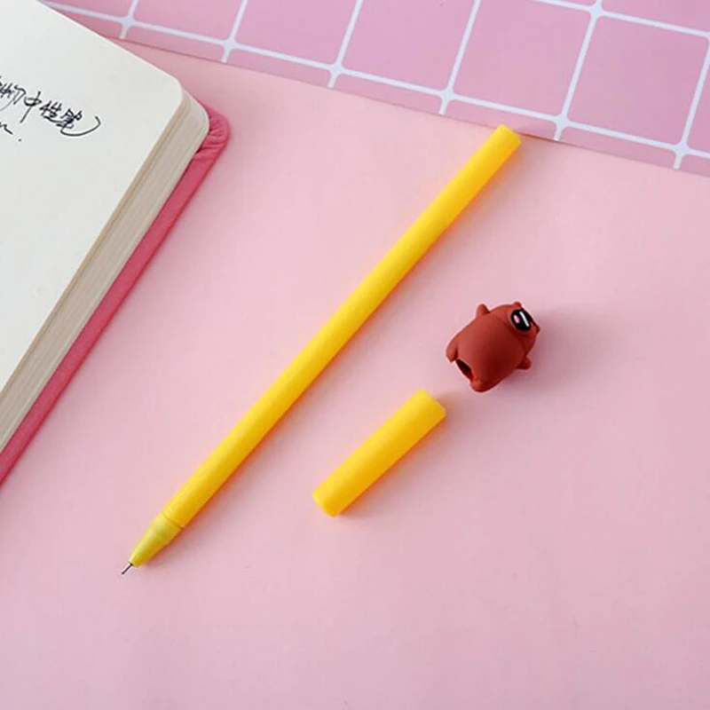 Новинка мультяшная панда белый медведь коричневая ручка гелевая с медведем