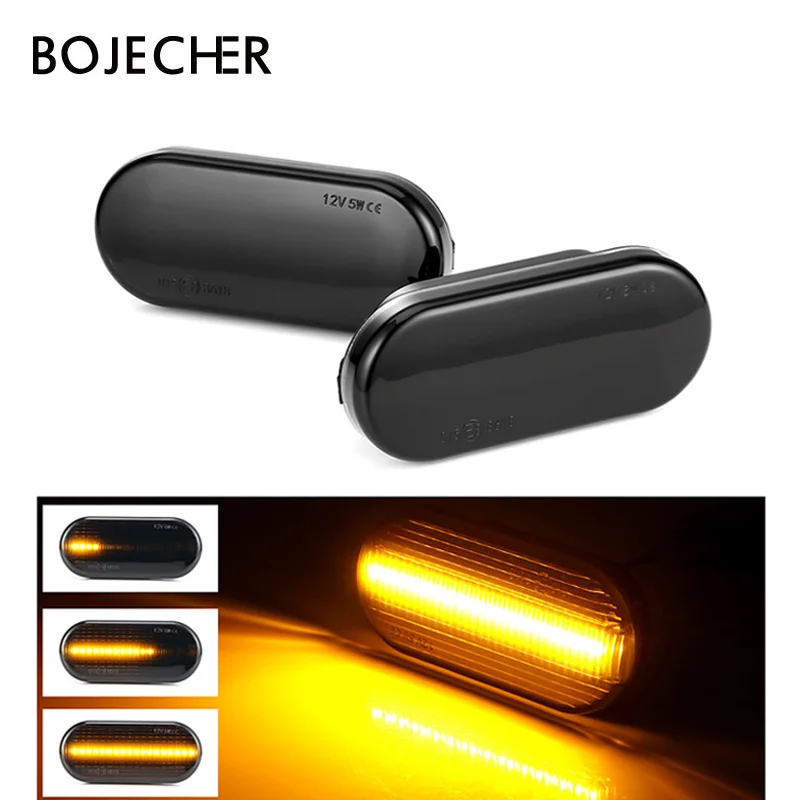 BOJECHER 2 шт. светодиодный динамический боковой маркер указатель поворота