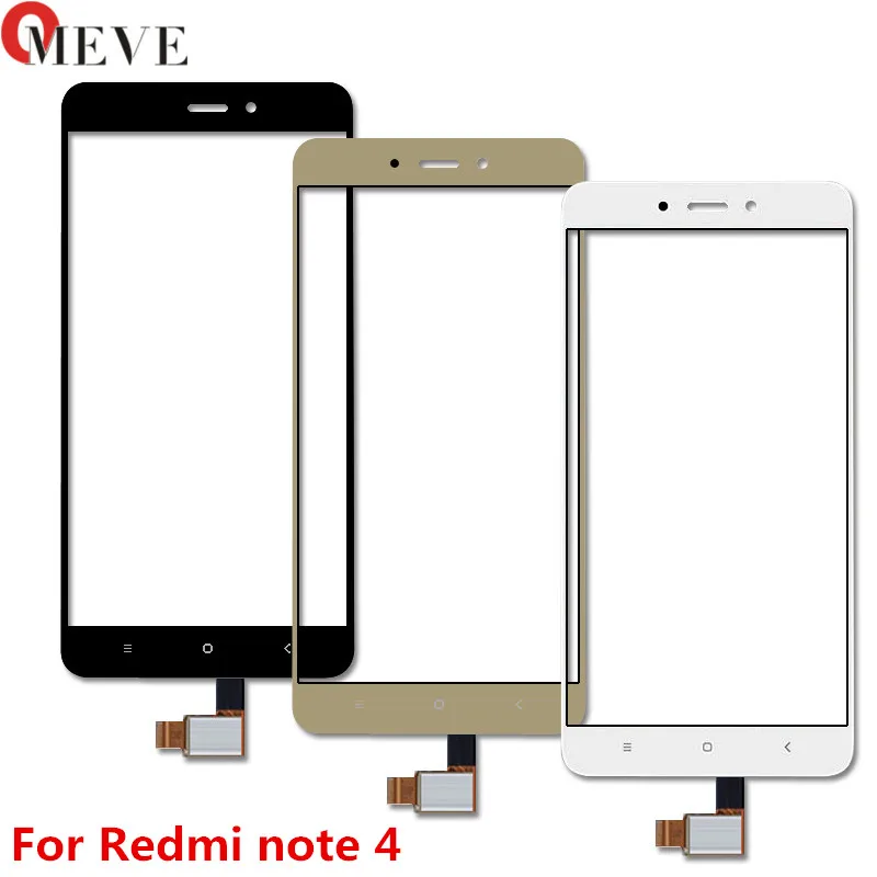 5 дюймовый ЖК дисплей с сенсорным экраном дюйма для Xiaomi Redmi Note 4 4X сенсорная панель