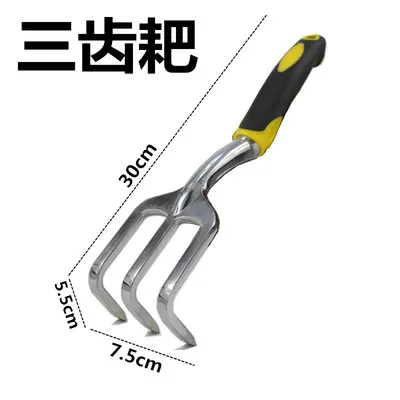 plastic handle Стальная ручная вилка для прополки, трансплантация, инструменты для копания, ручное удаление, тапроот для доморощенного сада, посадка и инструменты для прополки - Цвет: plastic handle