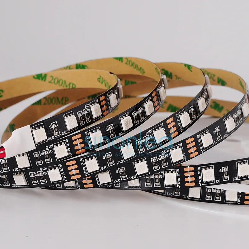 12V 3528/5050 SMD 60led/m 120led/m UV 395-405nm ультрафиолетовая Водонепроницаемая фиолетовая Светодиодная гибкая лента светильник черный светильник ing