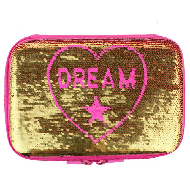A Блестящий пенал для карандашей для девочек kawaii unicorn estuche escolar trousse solaire stylo piornik szkolny школьные принадлежности милые - Цвет: A