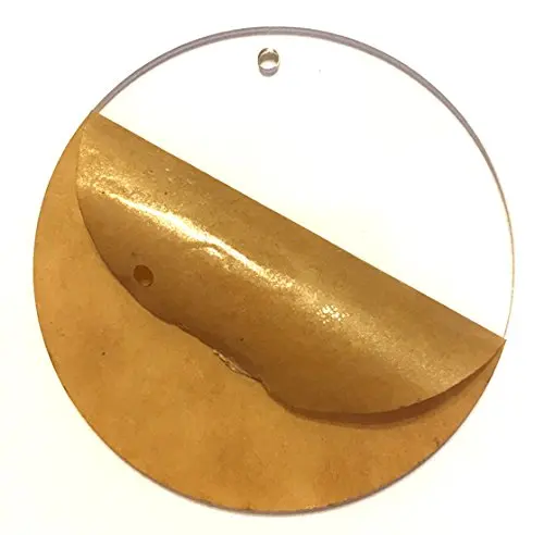 2 дюймовые прозрачные акриловые диски круглые кольца для качественных брелоков