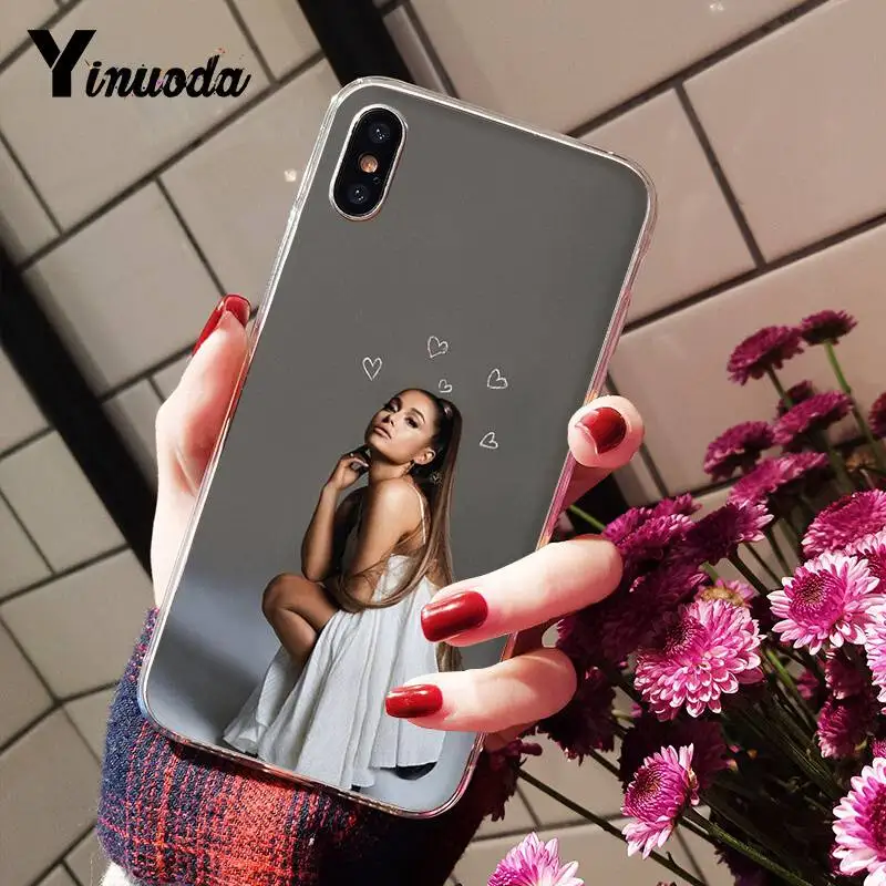 Yinuoda кольца Ариана Гранде ТПУ Мягкий силиконовый чехол для телефона для iPhone 5 5Sx 6 7 7plus 8 8Plus X XS MAX XR Capa 11 11pro 11promax