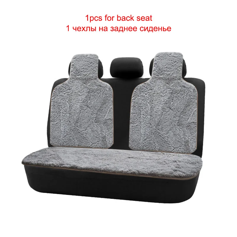 Camel 1pc back seat AUTOROWN Накидки из вьющейся овчины Универсальные чехлы на сиденье авто Аксессуары для интерьера машины Всесезонный Автонакидки из натуральной овчины Автотовары Мягкие и комфортные авточехлы Lada Granta Mazda Nissan - Название цвета: Camel 1pc back seat