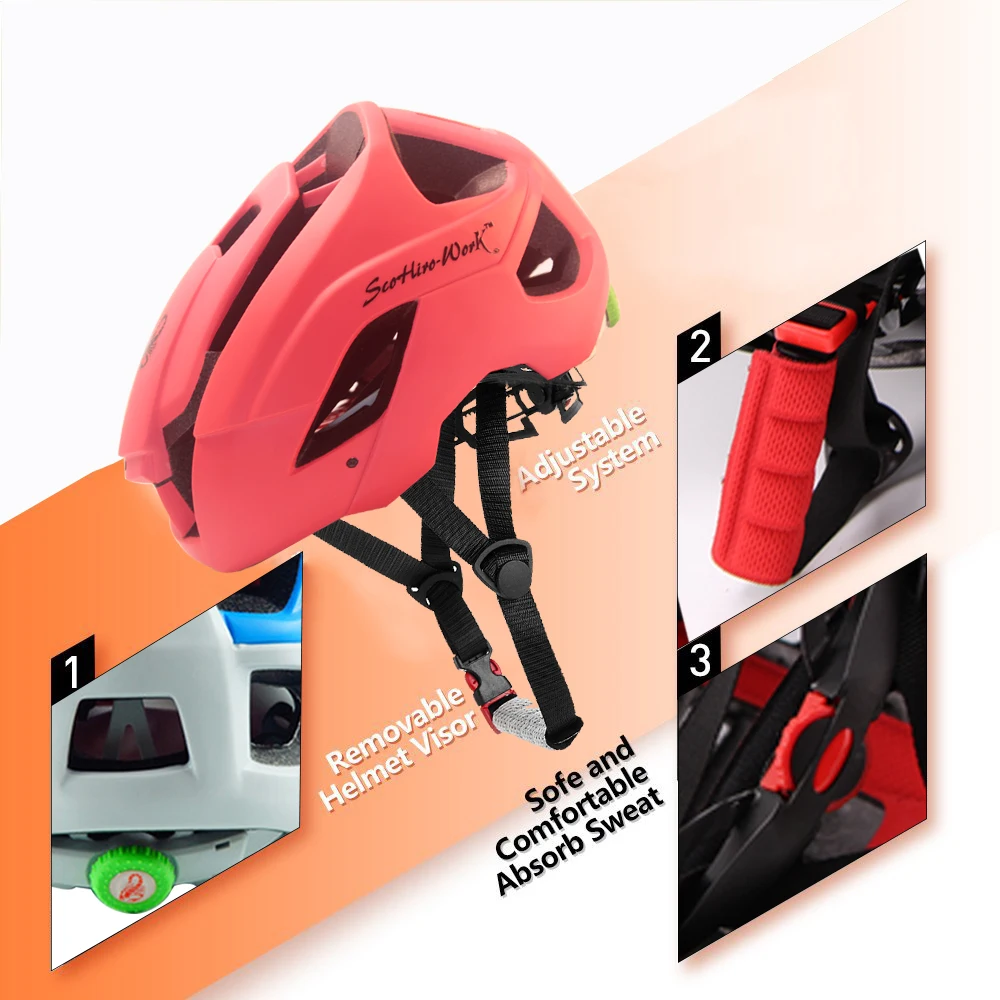 Ультралегкий велосипедный шлем Casco Ciclismo интегрально-литой дорожный горный MTB