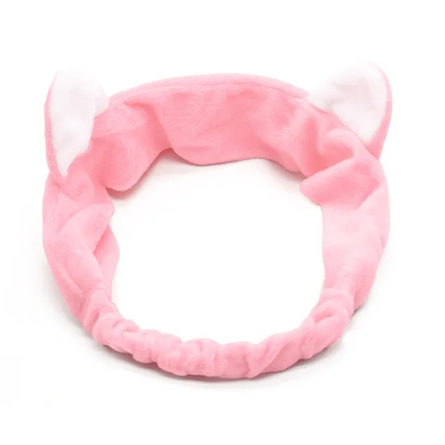 light pink Новинка, мягкий бантик из кораллового флиса с надписью OMG для женщин и девочек, милый держатель для волос, повязки для волос, головные уборы, аксессуары для волос - Цвет: light pink