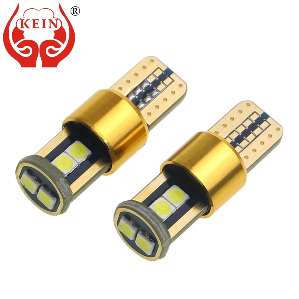 KEIN 2 шт. t10 led машинная лампа w5w 194 168 3030 автомобильный габаритный фонарь для чтения