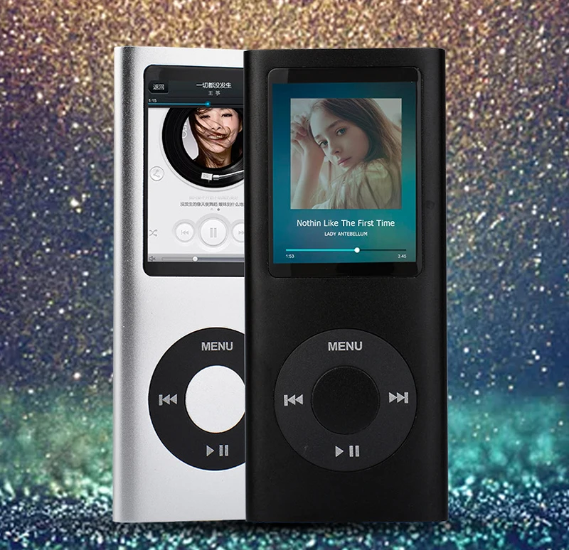 HD 1 8 дюймовый экран металлический MP3 мини Walkman музыкальный плеер Запись Спорт