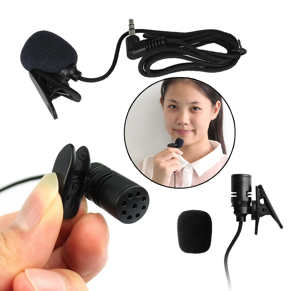 Новинка 3 5 мм мини гарнитура микрофон галстук отворот петличный зажим для лекций