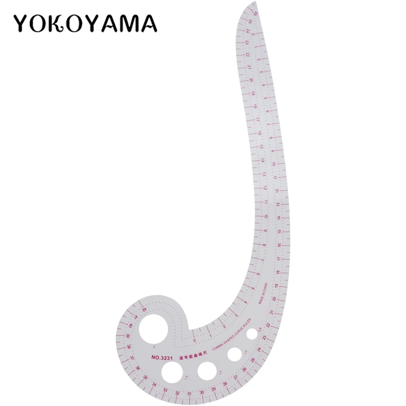 YOKOYAMA Comma линейка швейная машина запчасти аксессуары шов Вязание Comma линейка домашняя DIY поставка с инструкцией линейка