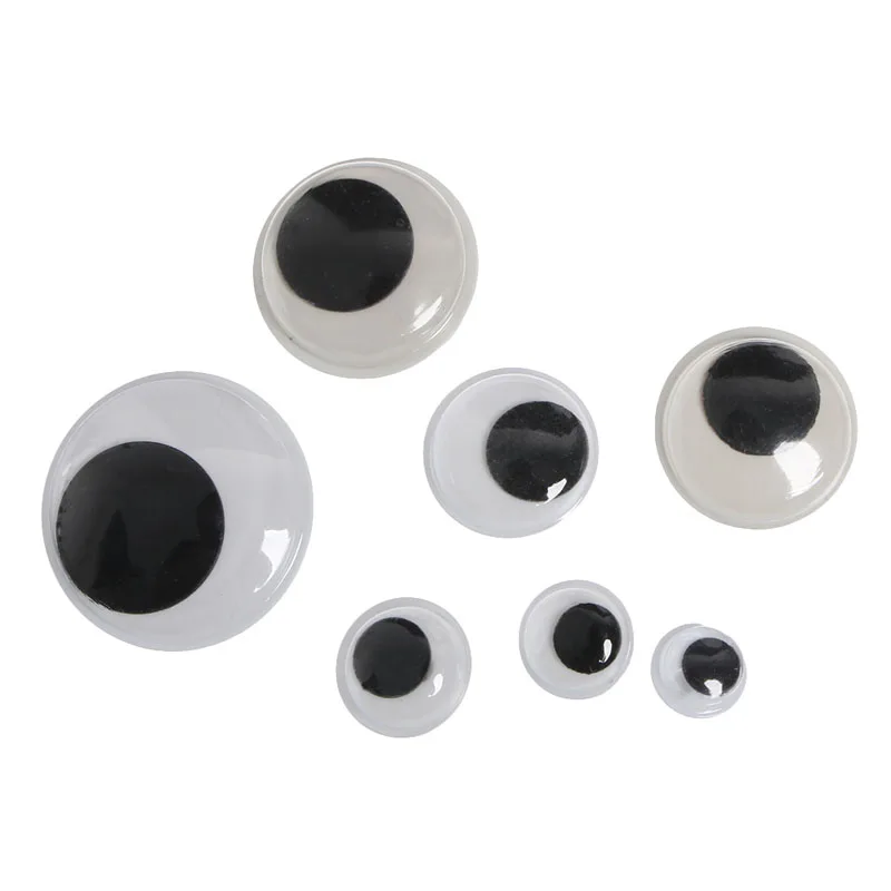 

Children Love Interesting Optional Wobbly Wiggly Googly Eyes Toy Animal Scrapbooking DIY Craft 128pcs