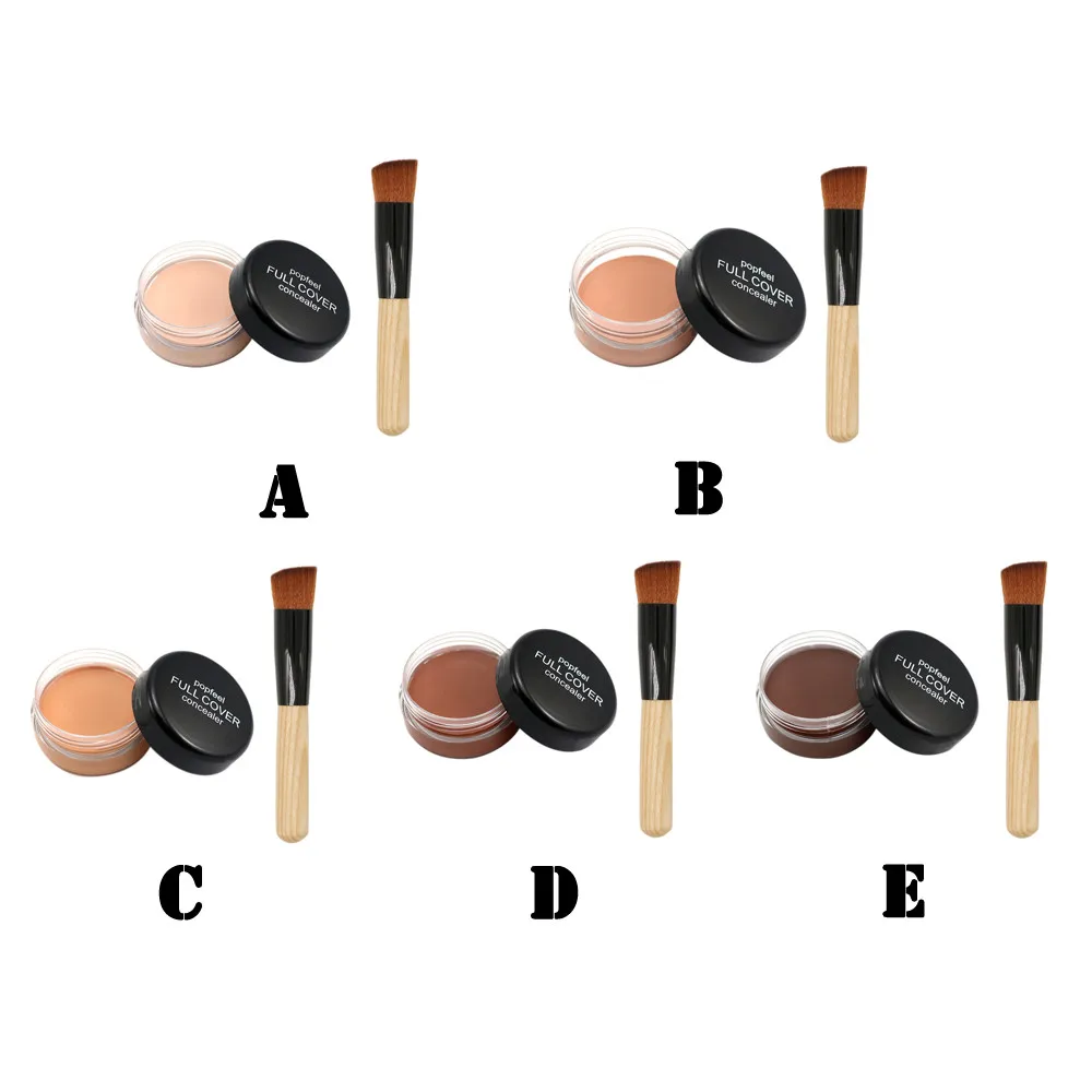 Основа для макияжа телесный консилер тональное средство + Кисть лица maquiagem cosmeticos