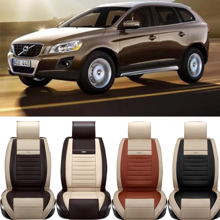 Высокое Качество Специальные Кожаные чехлы для сидений автомобиля Для VOLVO V60 XC90 V40