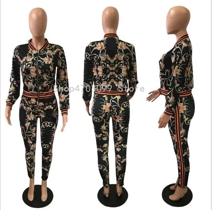 Romperfashion Африка 2019 цифровой принт досуг молния костюм|Африканская одежда| |
