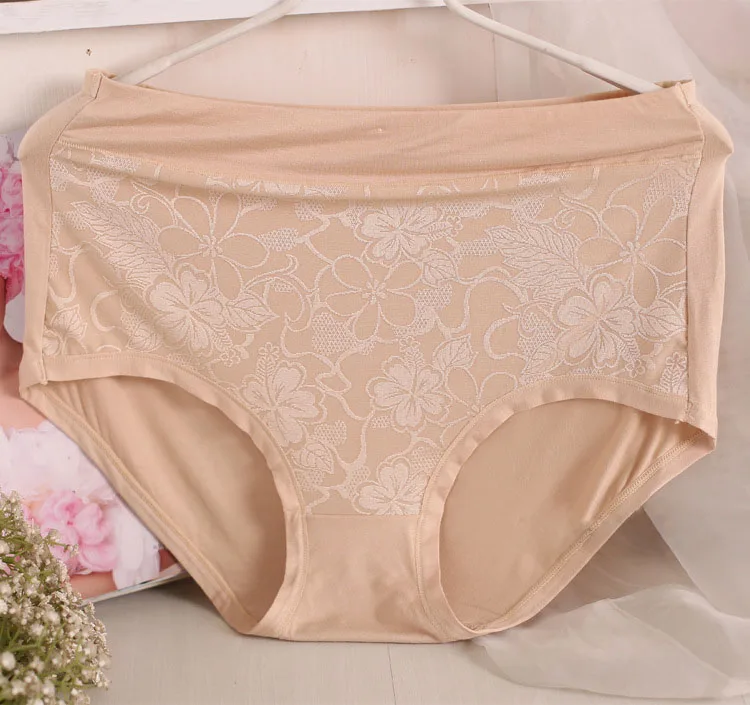 Skin color VU072, большие размеры, 6XL, трусы, бесшовное женское нижнее белье, Модальные женские трусики, черные, фиолетовые, красные, Calcinhas Para Mulheres - Цвет: Skin color