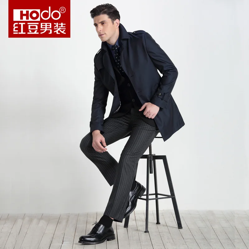 Hodo Для мужчин S пальто Тренч casaco masculino Abrigo Hombre Sobretudo ветровка slimhwx8f3199 | Мужская