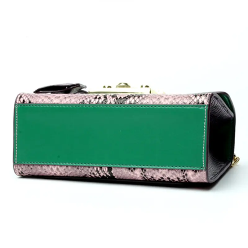 Лидер продаж 2017 Высококачественная женская сумка из натуральной кожи с цепочкой