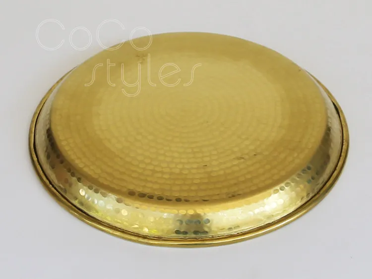 Cocostyles InsFashion high-end gold and rose handmade brass fruit tray for fashion home decor high class restaurant | Дом и сад