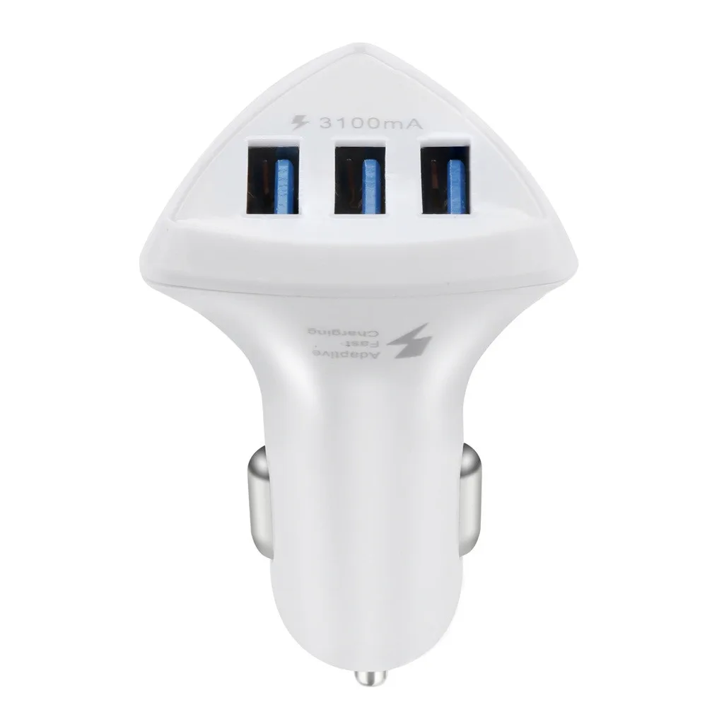 Тройное автомобильное зарядное устройство OMESHIN с 3 портами USB 0 5 В/А быстрый