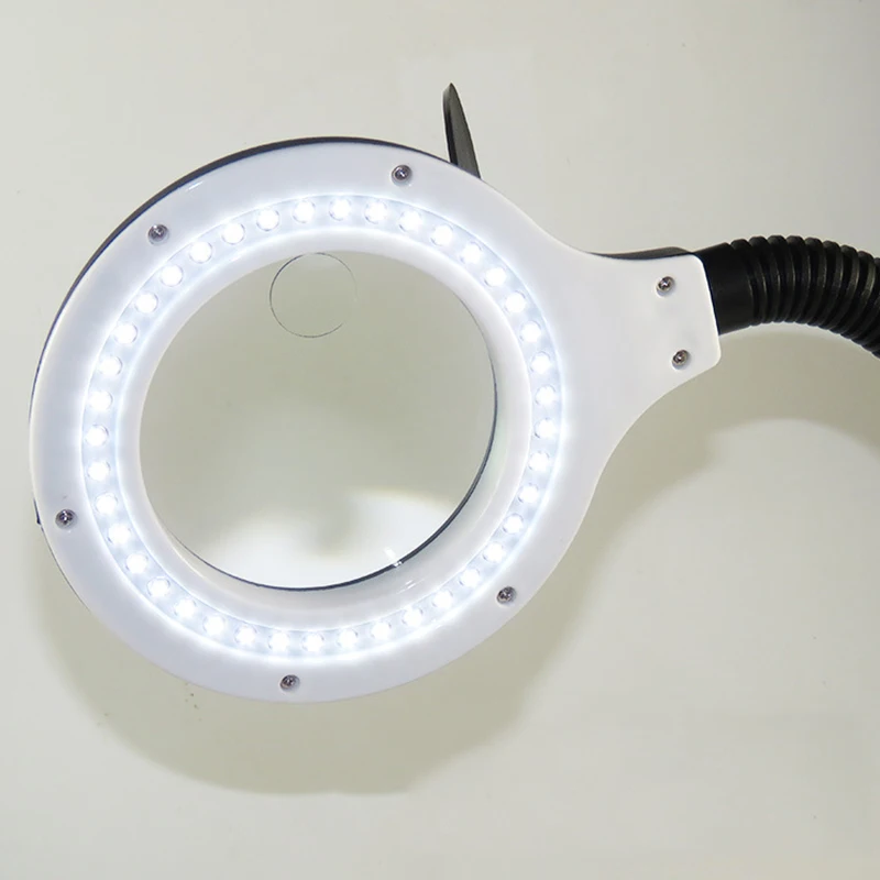 Светодиодная подсветка лупа Настольная лампа для чтения гибкая Сварка