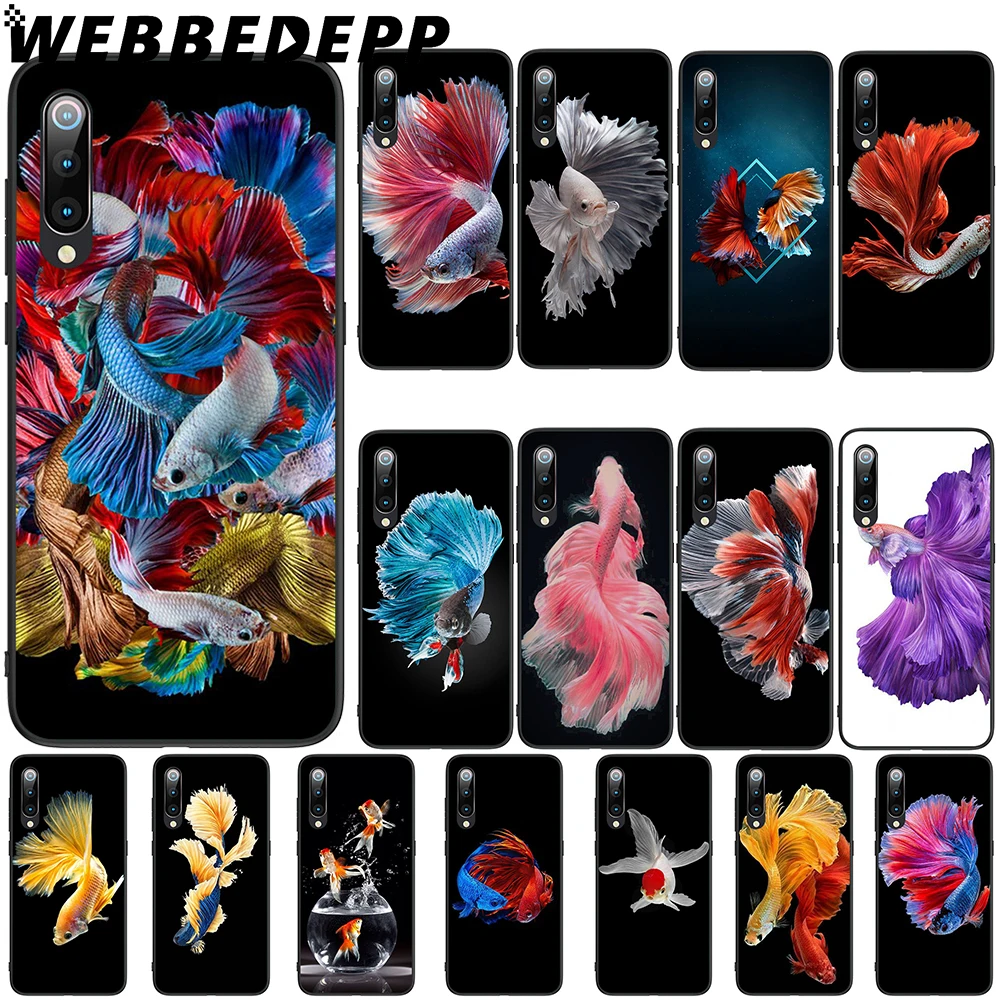 WEBBEDEPP Betta Fish мягкий чехол из ТПУ для Xiaomi Mi 6 8 A2 Lite 9 Pro A1 Mix 2s Max 3 F1 | Мобильные телефоны