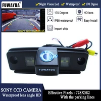 fuwayda sony ccd car rear view reverse mirror image with guide line camera for subaru foresteroutbackimpreza sedan tribeca