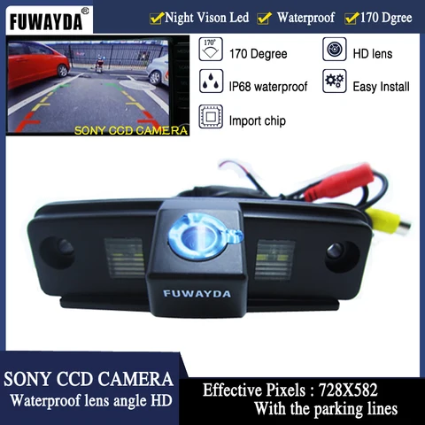 Автомобильное зеркало заднего вида FUWAYDA SONY CCD с камерой направляющей линии для SUBARU FORESTER/OUTBACK/IMPREZA SEDAN /Tribeca