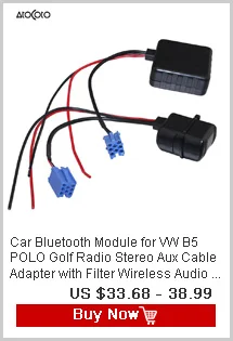 Автомобильный Bluetooth модуль 6 Pin MINI ISO Кабельный адаптер для Renault Updatelist Радио стерео с AUX режим Беспроводной Audio In