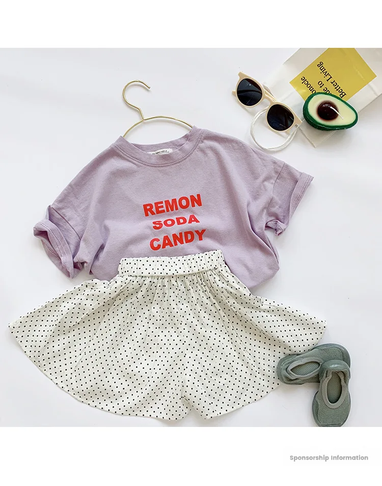 Летние милые свободные штаны в горошек для маленьких девочек 1 6 лет детские