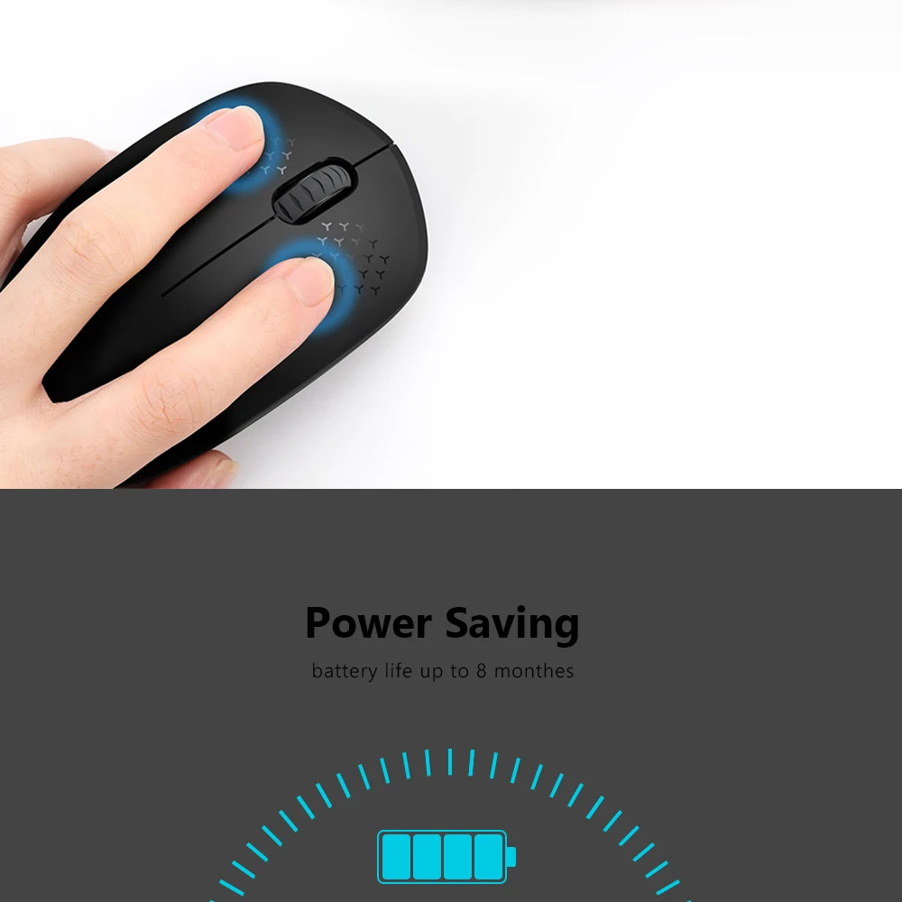 Беспроводная игровая мышь CBAOOO, Bluetooth, бесшумная, 2.4GH, 1600 dpi, бесшумная, бесшумная мышь для компьютера, ПК, ноутбука