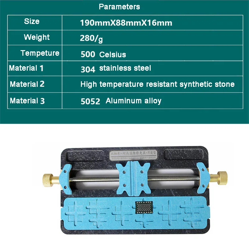 Универсальный держатель BGA IC для материнской платы с сопротивлением высоким