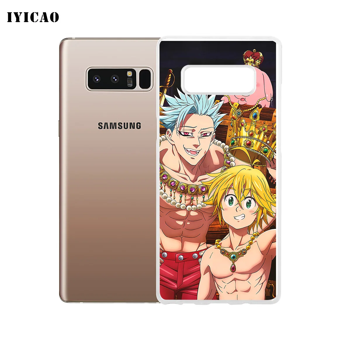 Мягкий силиконовый чехол IYICAO для телефона samsung A5 A6 Plus A7 A8 A9 J3 J5 J7 Note 8 9