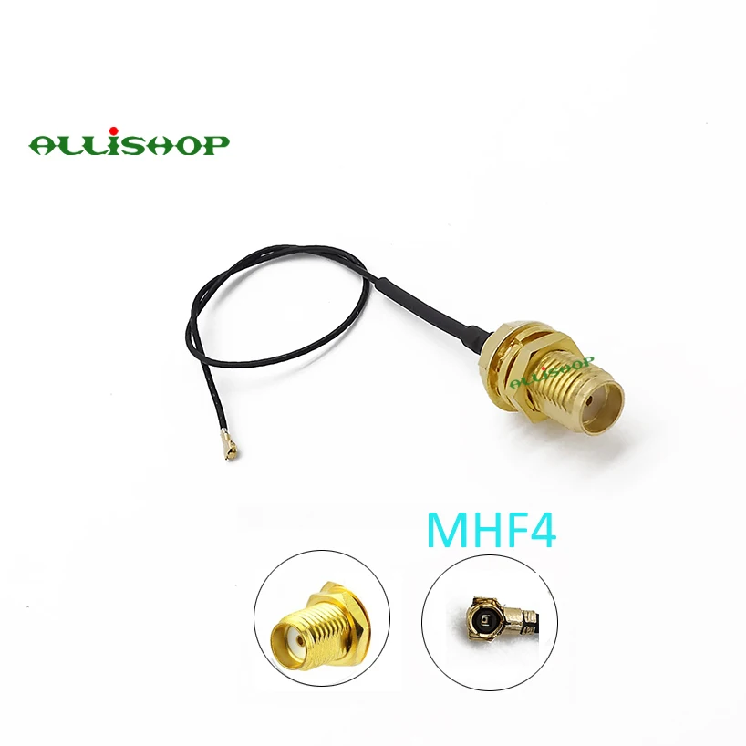 

ALLiSHOP IPX IPEX U.FL MHF4 to SMA Female RF Pigtail Jumper Cable 0.81mm for PCI WiFi Card Wireless Router