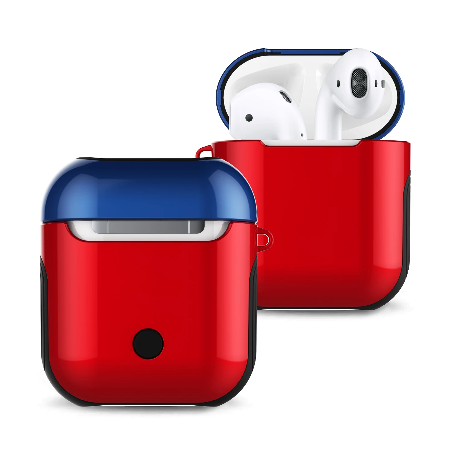 Глянцевый чехол для наушников Apple AirPods беспроводного Bluetooth Eeadphone Air Pods