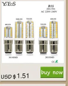 YOTOOS, светодиодный светильник G4, светодиодная лампа-кукуруза, переменный ток, 220 В, 240 в, высокомощная лампа, силикагель, лампы для замены люстры, Кристальный галогенный светильник