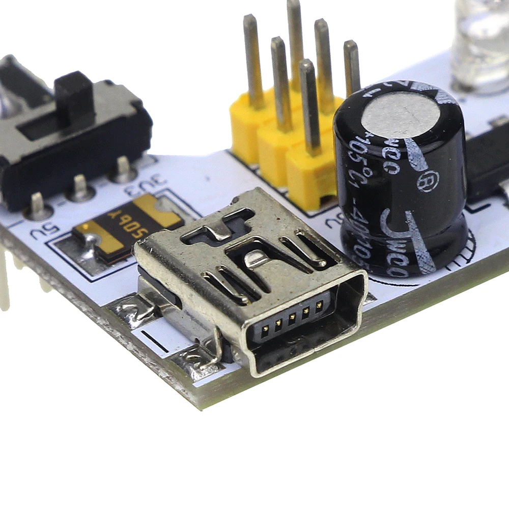 Модуль Thinary для arduino 2 канала плата MB102 постоянный ток 7 12 В интерфейс Micro USB макетная