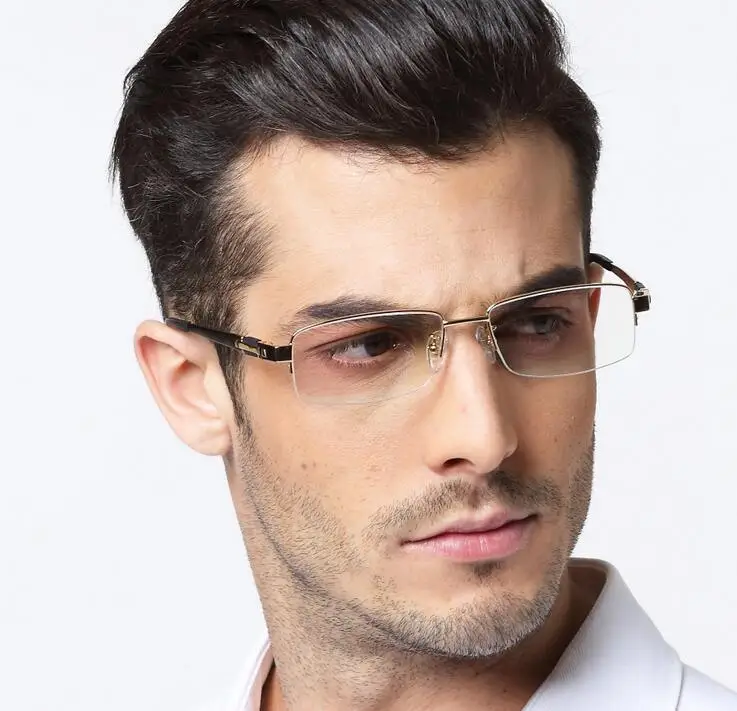Мужские оправы для очков очки без из чистого титана|rimless eyewear frames|mens eyeglass frameseyeglass