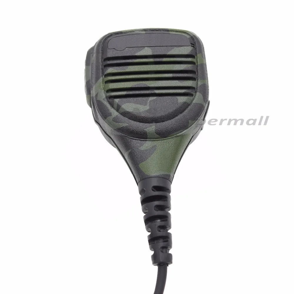 Ручной микрофон Camo с вилкой TK 2pin наплечный динамик для двухстороннего радио Baofeng