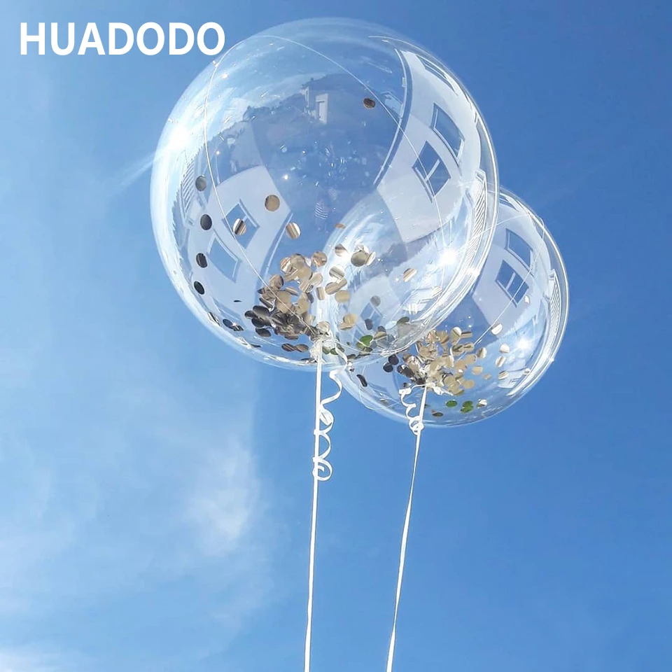 5 шт. прозрачные гелиевые шары HUADODO|Воздушные и аксессуары| |