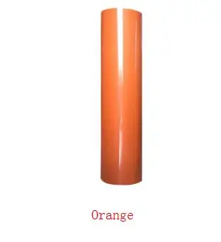 orange color 0,6*10 м горячей пилинг ПВХ винил теплопередачи фильм рулон футболка передачи фильм - Цвет: orange color