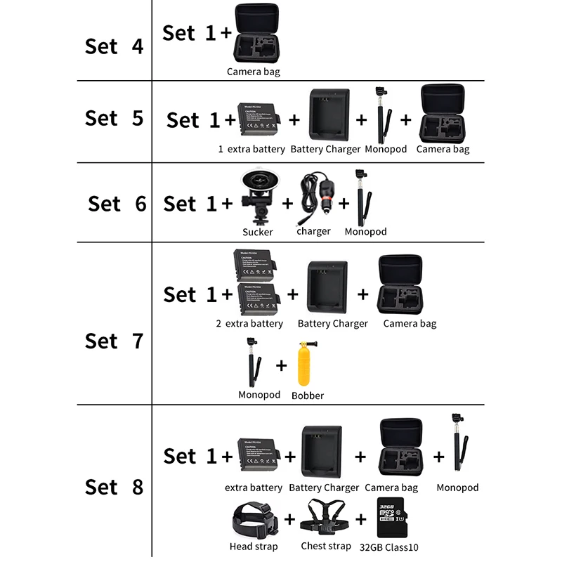 Оригинальная Экшн-камера eken H9/H9R Ultra 4 K HD Wifi, водонепроницаемая, 170D, 1080 p, 60 кадров в секунду, для подводного плавания, 4 K pro, Спортивная камера