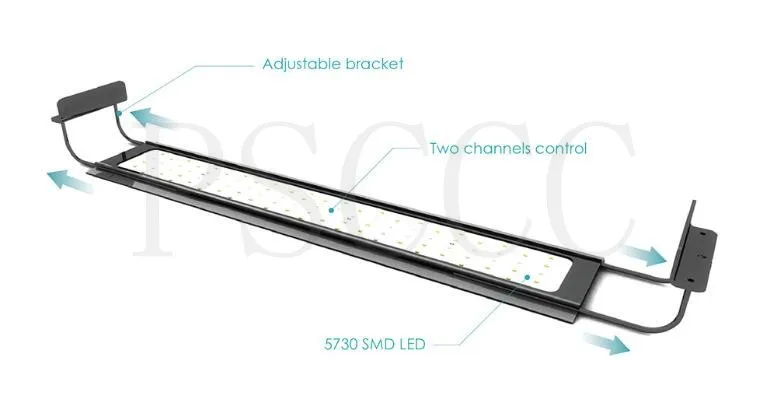 Nemo Light Aqua Fresh аквариум с растениями Рыба датчик для емкости светодиодный свет 72 Вт ультра тонкий коралловый светодиодный светильник ультратонкий морской воды